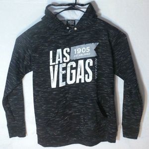 Wear Code Pull Over Men's Hoodie, Las Vegas Est. 1905, Black/Gray/White, Size M